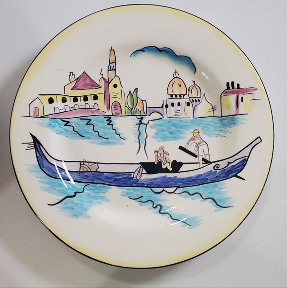 🟢 Oneida Festa Italia Plate Set Italian Landmark Plates Travel Kitchen Decor - Picture 5 of 11